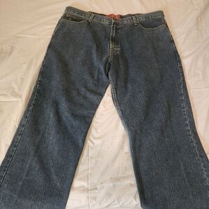 Izod Luxury Sport Blue Jeans Relaxed Fit Classic Denim